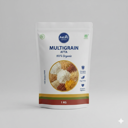 मल्टी ग्रेन आटा | Multi Grain Flour |Sugar Free (1 Kg)