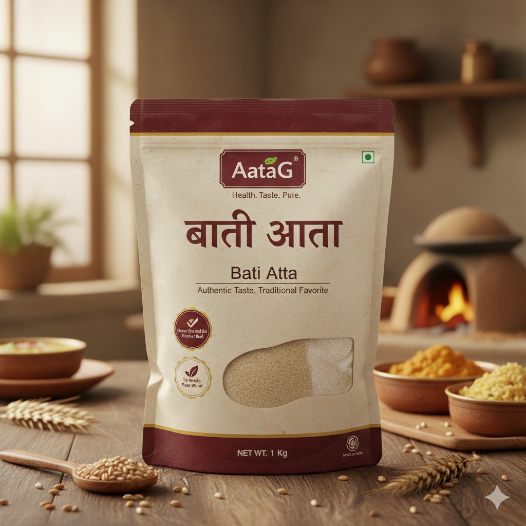 Bati Aata | बाटी आटा | Premium Quality| 1 Kg