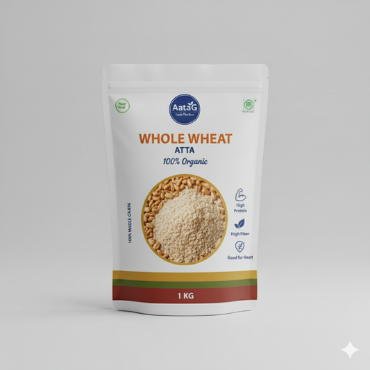 Whole Wheat Aata ( Premium Quality) | गेहूं आटा | 1 Kg